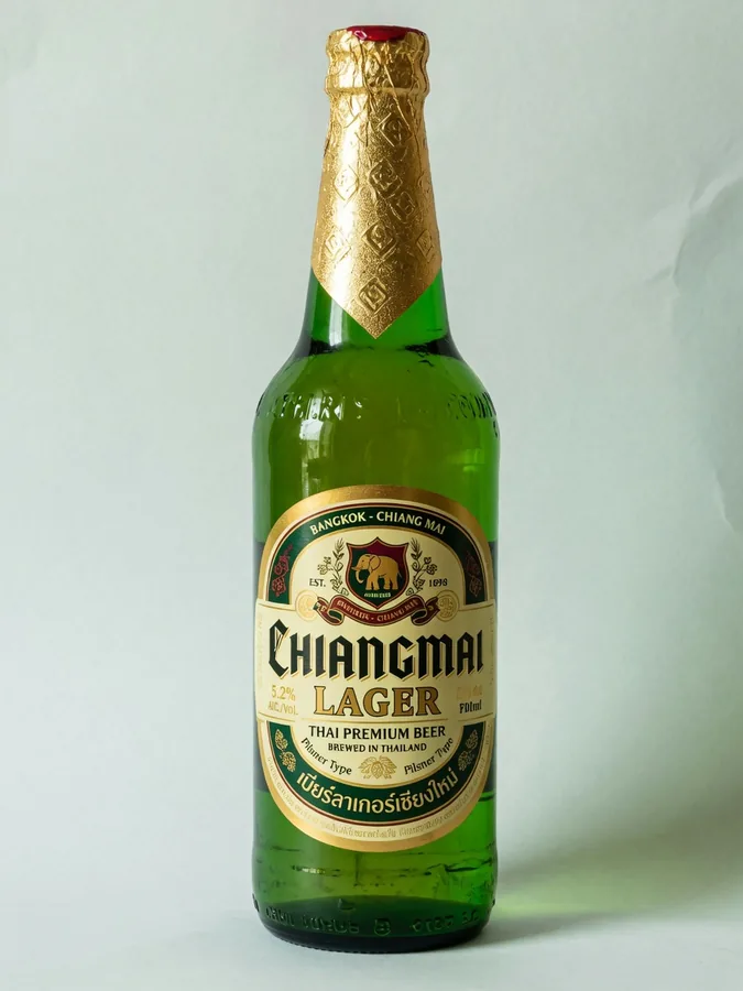 A standing Federbräu bottle