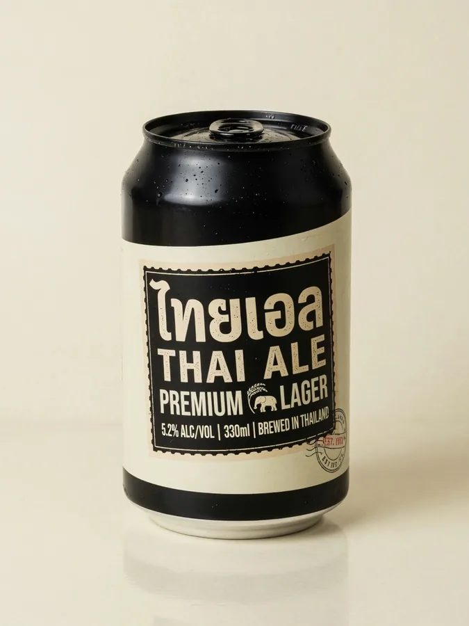 A standing Taopiphop ale can