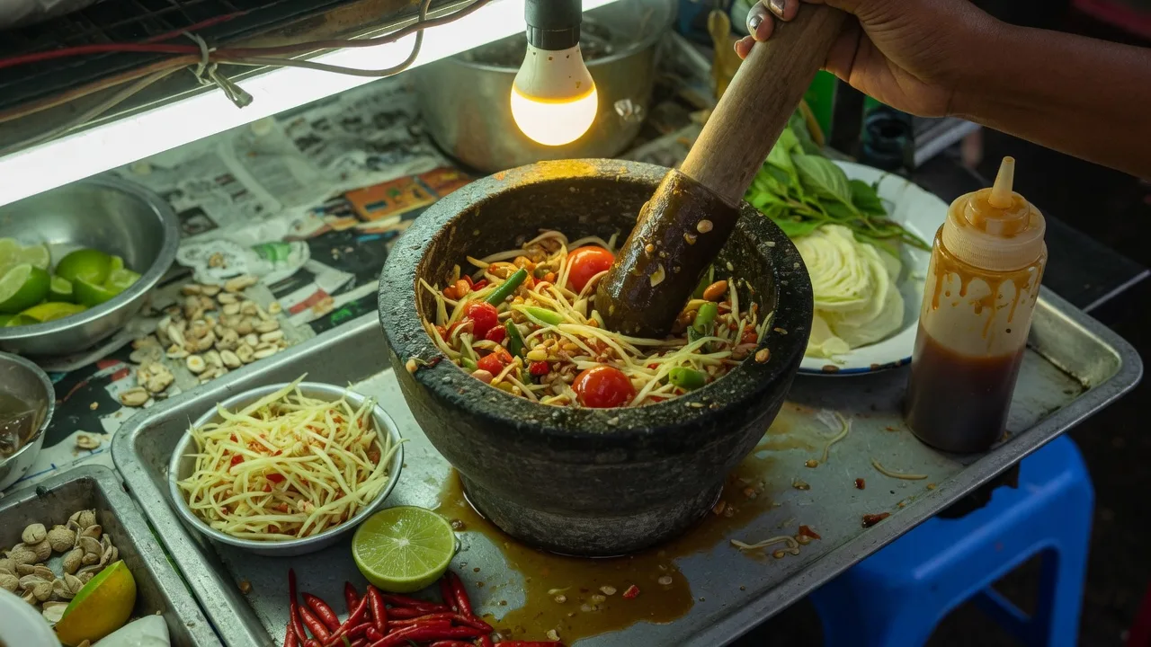 Eating at 7-Eleven in Thailand — later in the day.