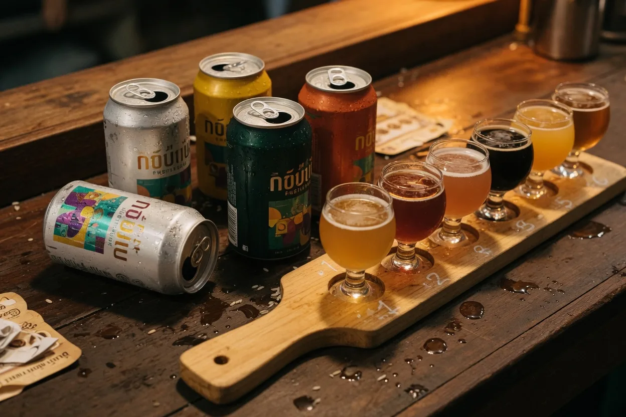 Thai craft brewers — later in the day.