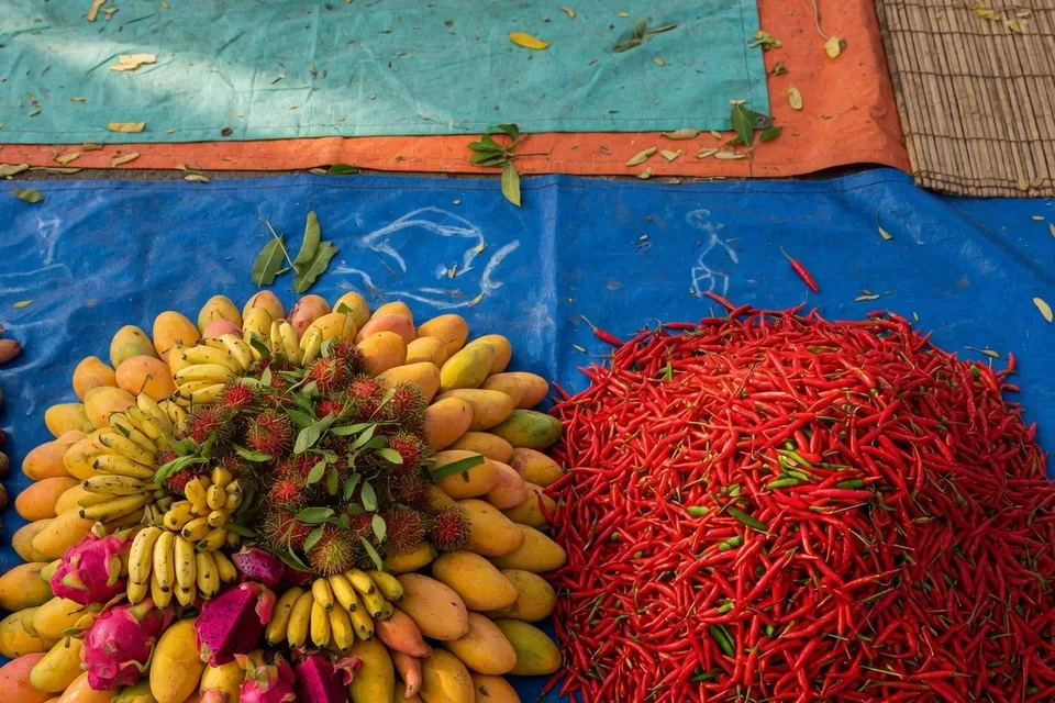 Vegetarian and vegan Thai food — on the ground.